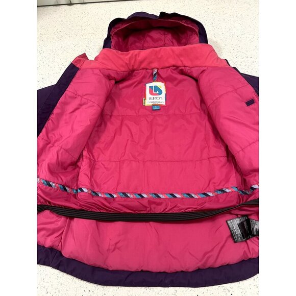 Burton DryRide Youth Large (14/16) Snowboard Jacket Purple Pink LYNX JK style - Picture 2 of 16